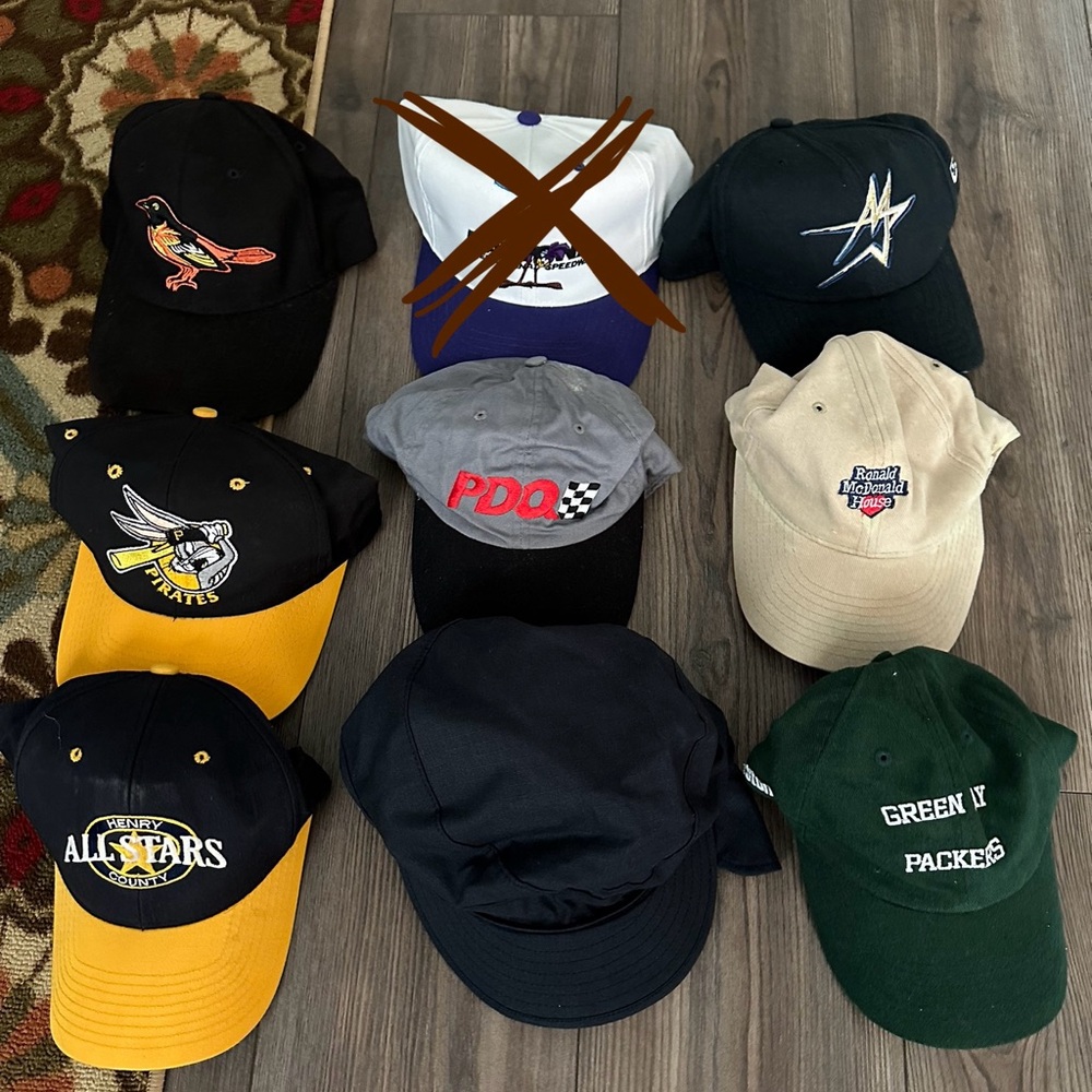 Assorted Baseball Caps Collection - image 1